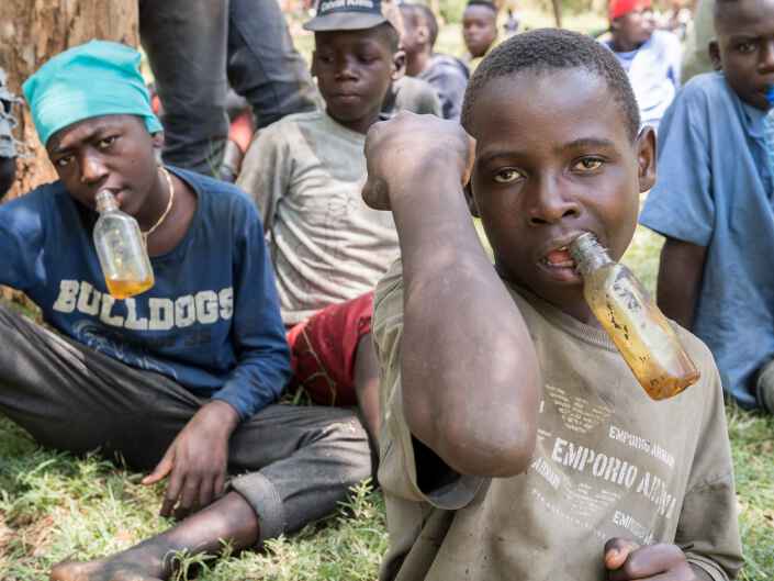 Reportagefotografie, Strassenkinder in Kenia